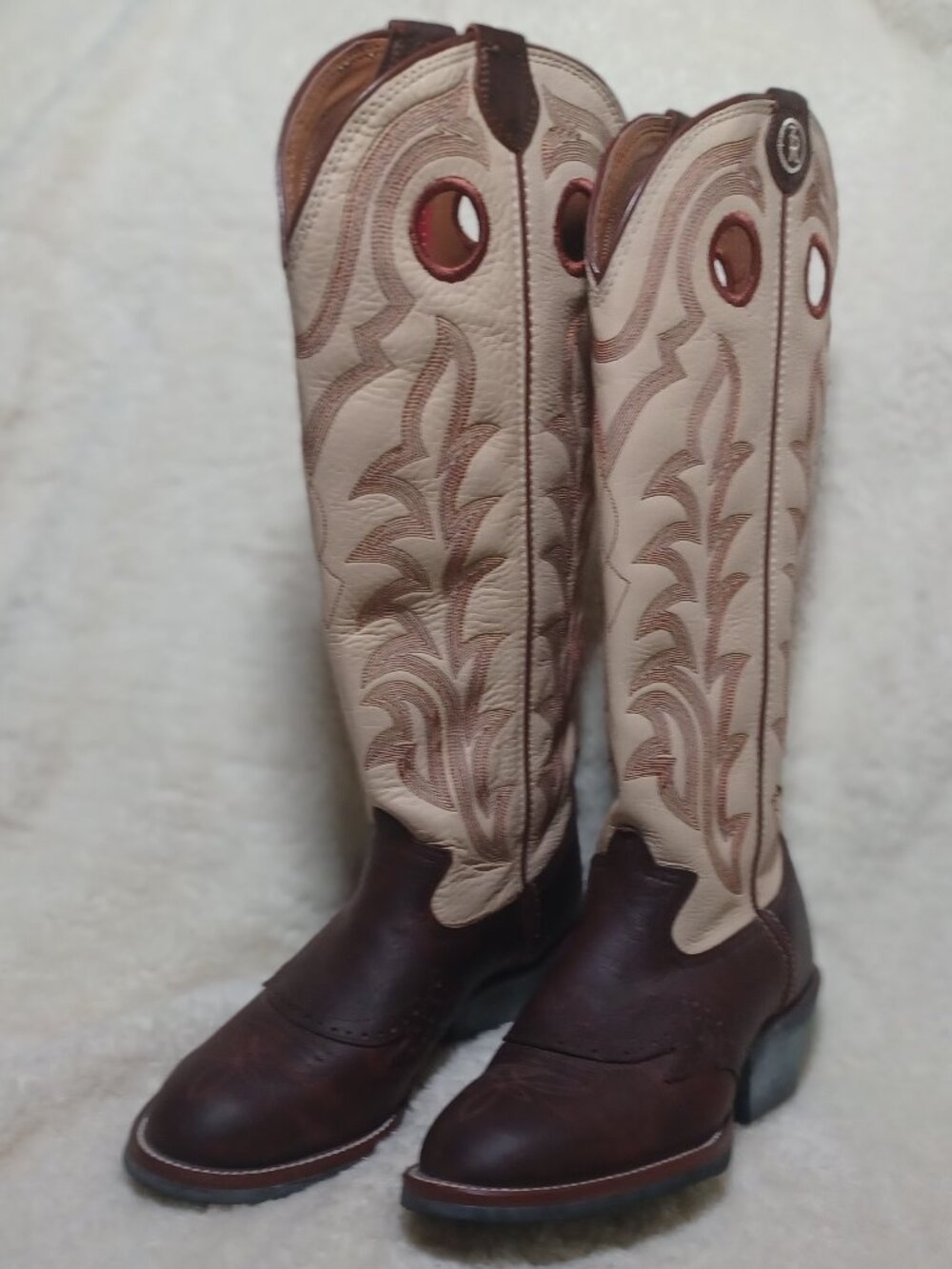 Tony Lama Sienna Maverick 3R Western Boots RR1013 Buckaroo Style Men's 7 1/2D